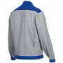 Comfort work jacket light grey/royal blue 1454-720-51