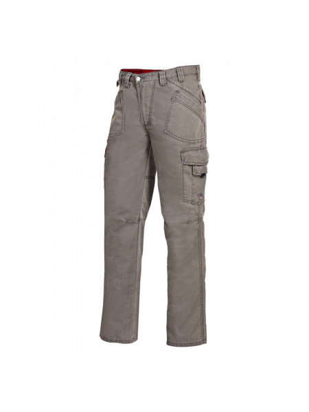 BP® Work Trousers 1885-585-51 with Cordura® Reinforcement, Stone Grey