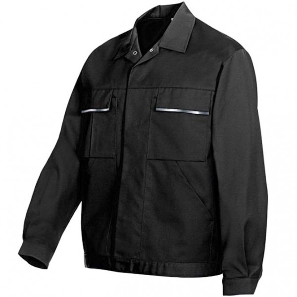 BP® Work Jacket 1602-559 with Concealed Buttons — 245 gsm, Won't Scratch Surfaces