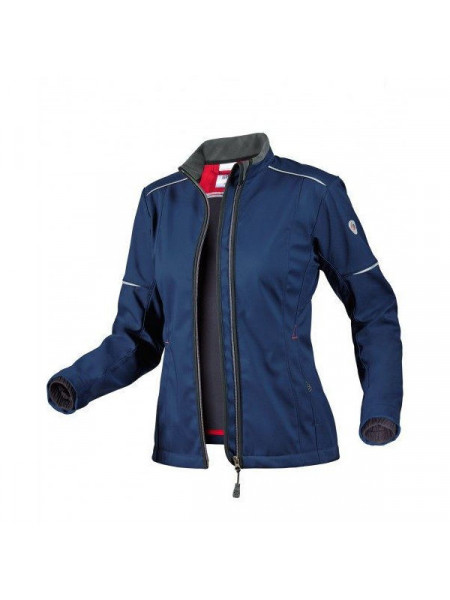BP® Women's Softshell Jacket 1878-572-110, Midnight Blue