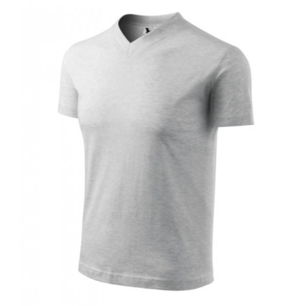 V-neck - ash melange