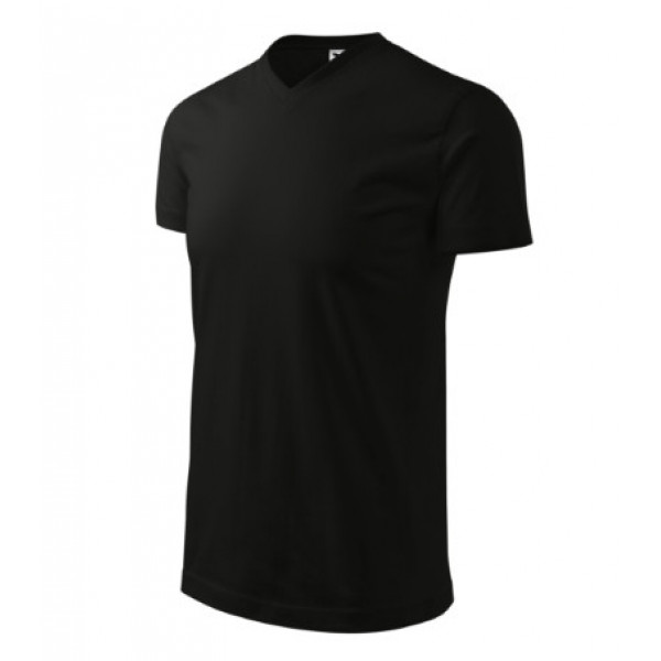 Heavy V-neck - black