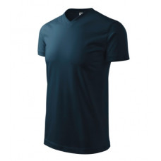 Heavy V-neck - navy blue