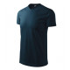 Heavy V-neck - navy blue