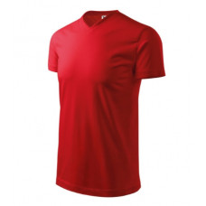 Heavy V-neck - red