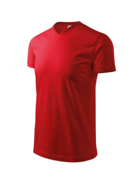 Heavy V-neck - red