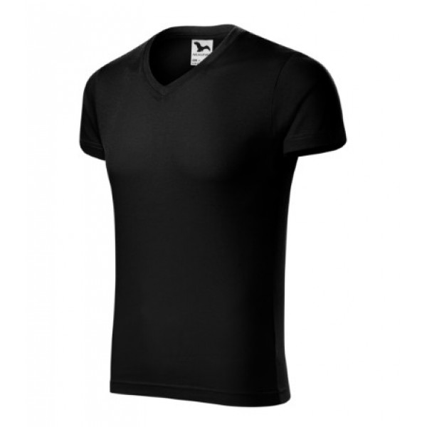 Slim Fit V-neck - black