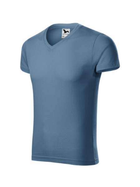 Slim Fit V-neck - denim