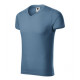Slim Fit V-neck - denim