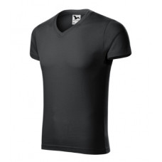 Slim Fit V-neck - ebony gray