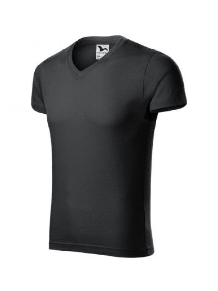 Slim Fit V-neck - ebony gray