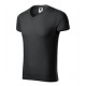 Slim Fit V-neck - ebony gray