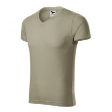 Slim Fit V-neck - light khaki