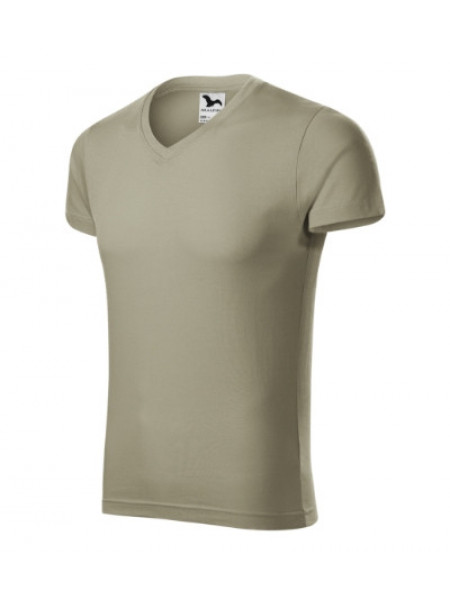 Slim Fit V-neck - light khaki