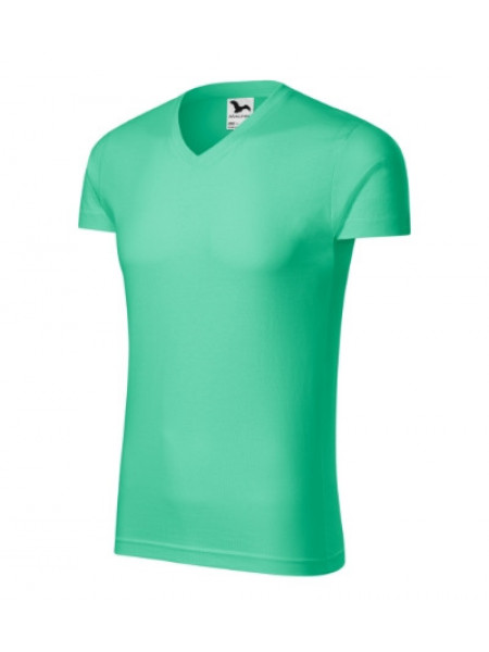 Slim Fit V-neck - minze