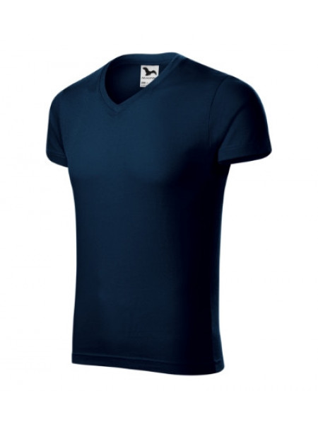 Slim Fit V-neck - navy blue