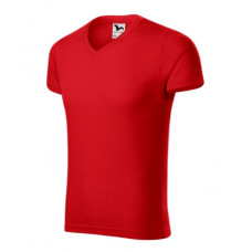 Slim Fit V-neck - red