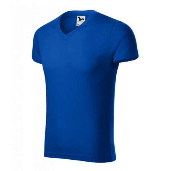 Slim Fit V-neck - royal blue