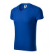 Slim Fit V-neck - royal blue