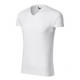 Slim Fit V-neck - white