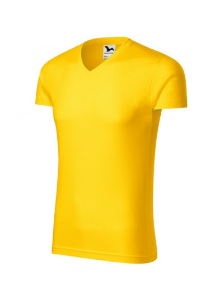 Slim Fit V-neck - yellow