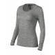 Merino Rise LS - dark gray melange