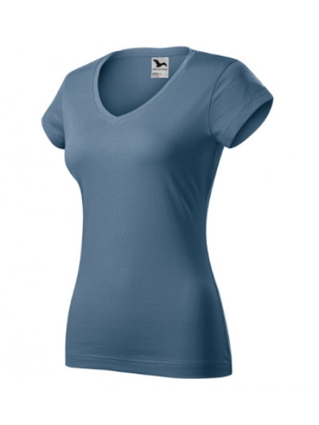 Fit V-neck - denim
