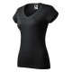 Fit V-neck - ebony gray