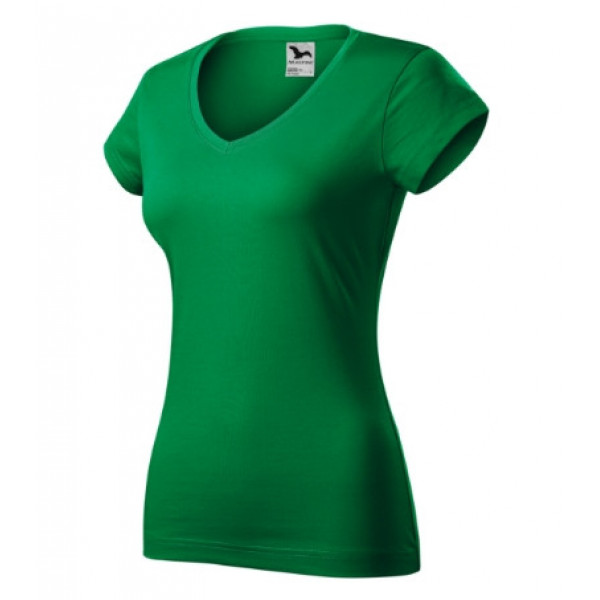 Fit V-neck - kelly green
