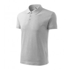 Pique Polo - ash melange