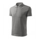 Pique Polo - dark gray melange