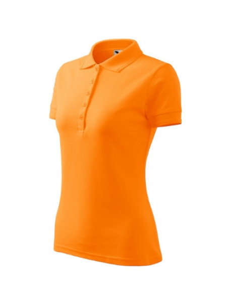 Pique Polo - tangerine orange