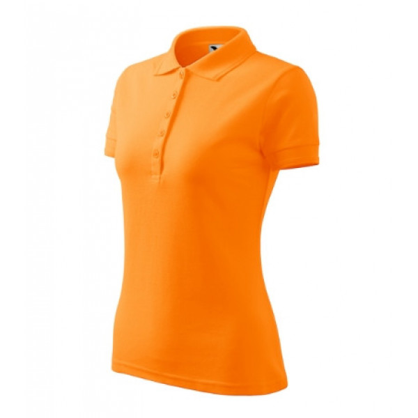 Pique Polo - tangerine orange