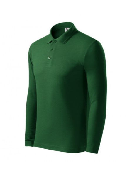 Pique Polo LS - bottle green