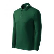 Pique Polo LS - dark green