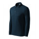 Pique Polo LS - navy blue