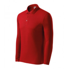Pique Polo LS - red