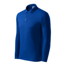 Pique Polo LS - royal blue