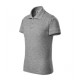 Pique Polo - dark gray melange