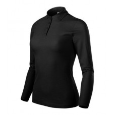Pique Polo LS - black