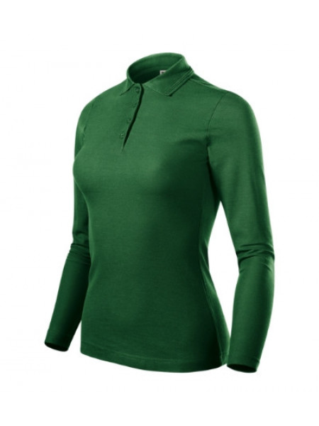 Pique Polo LS - bottle green