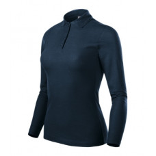 Pique Polo LS - navy blue