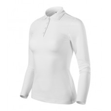 Pique Polo LS - white