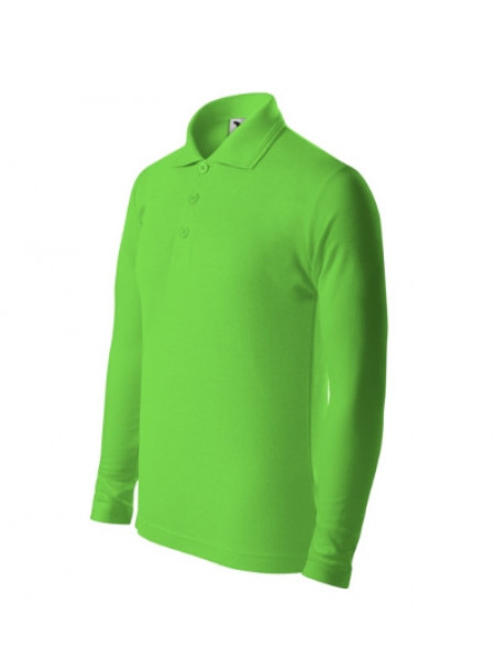 Pique Polo LS - apple green