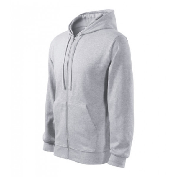 Trendy Zipper - ash melange