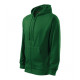 Trendy Zipper - bottle green