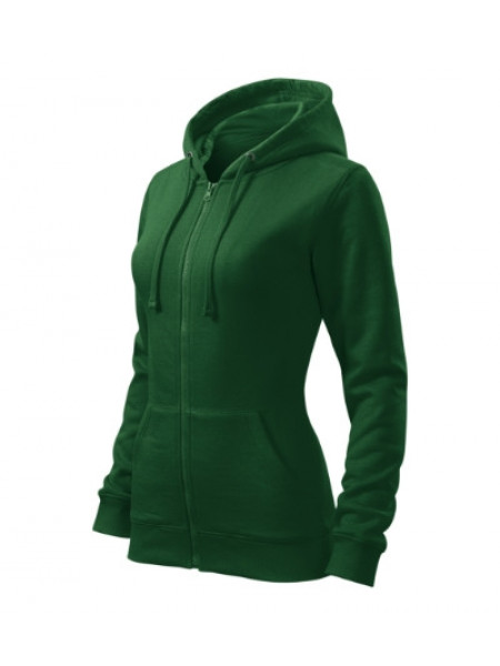 Trendy Zipper - bottle green