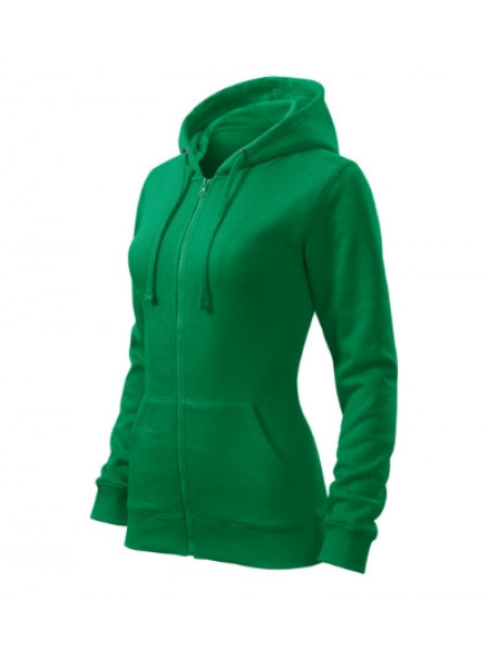 Trendy Zipper - grasgrün
