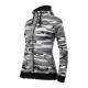 Camo Zipper - camouflage grau
