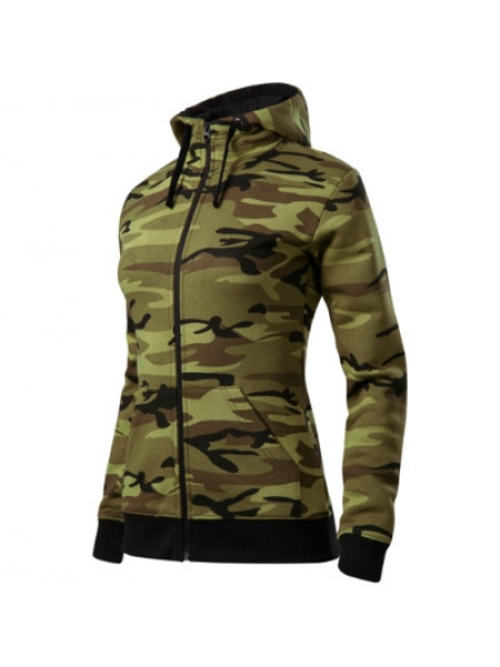 Camo Zipper - camouflage grün